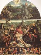 The Lamentation of Christ with the Last Supper(predella) and Francis Receiving the Stigmata(mk05)